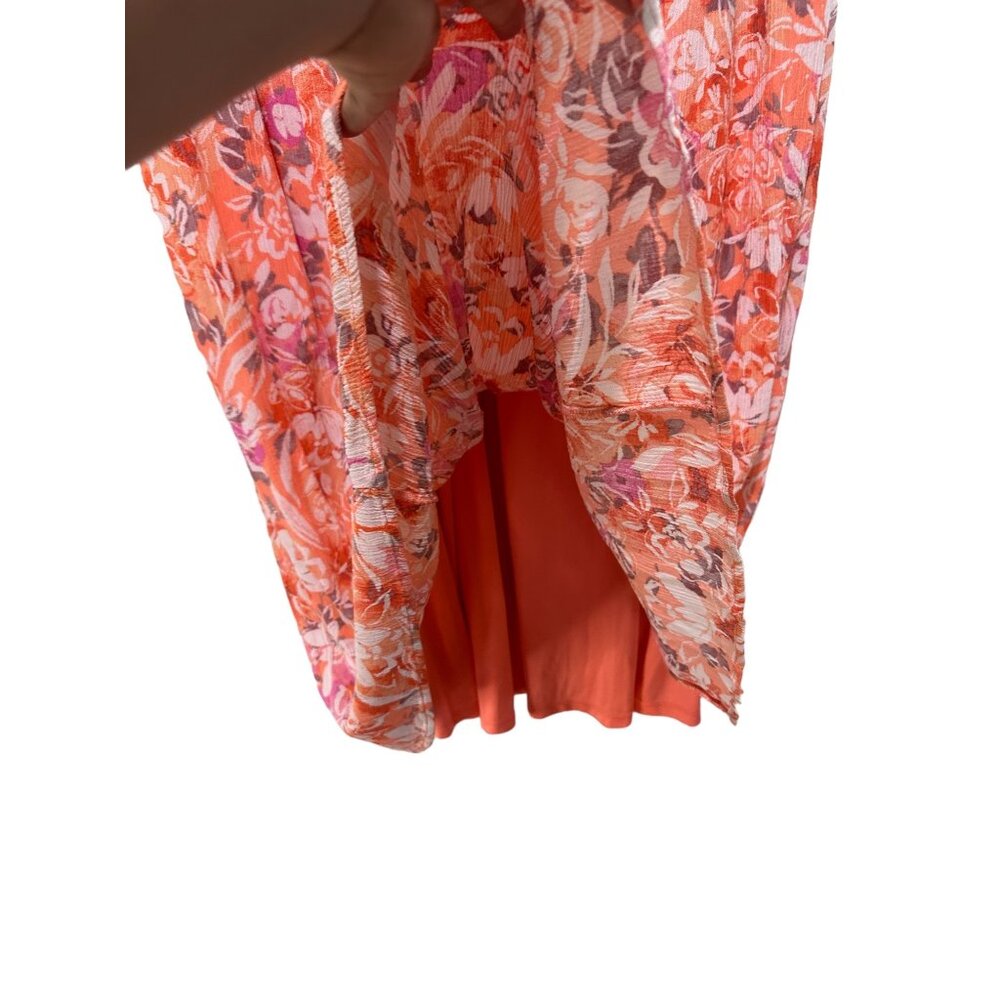 Torrid Orange Tiered Midi Sundress with Flutter Sleeves - Picture 10 of 16